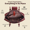 Full-Grain Leather Laptop Backpack – 15.6” Office & Travel Bag Brown